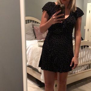 Black and White Polka Dot AE dress